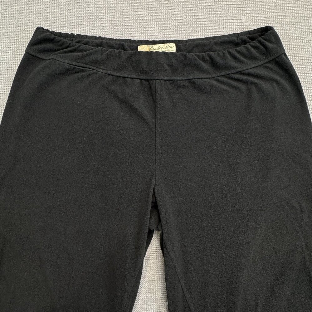 Gander Mountain Womens  Size 2X Fleece Pants Black Drawstring Waist Lounge Pants - Picture 4 of 13